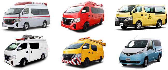 Specially equipped vehicles