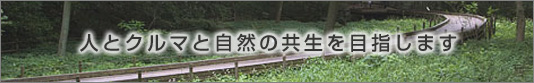 人とクルマと自然の共生を目指します