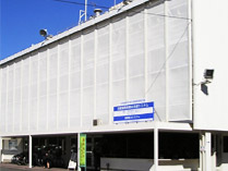光触媒のビル冷却システムを利用した更衣棟
