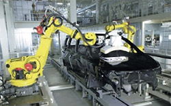 Quality checks on the painted surfaces by robots